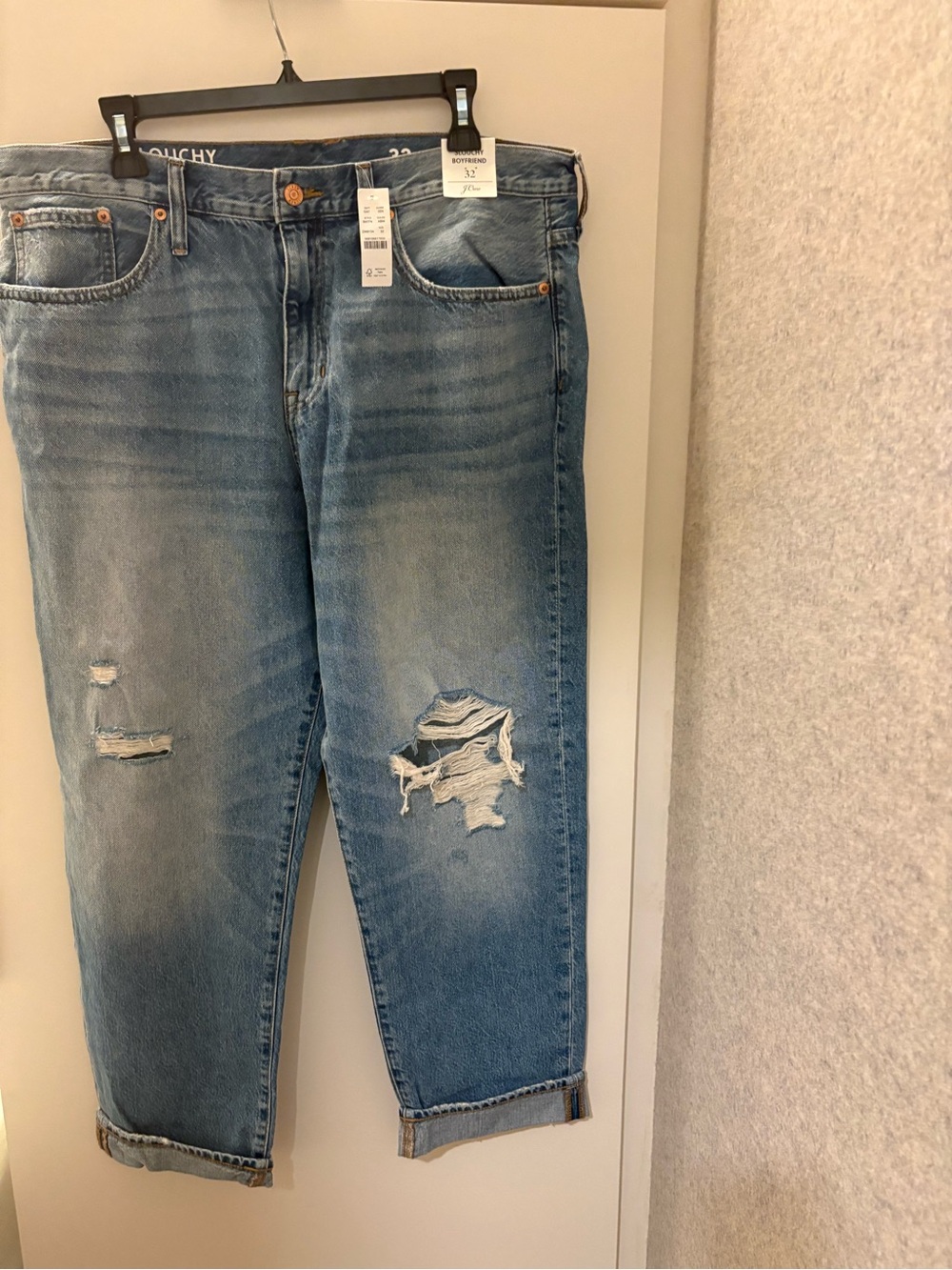 J. Crew Slouchy Boyfriend Jeans. Size 32. New with tags.